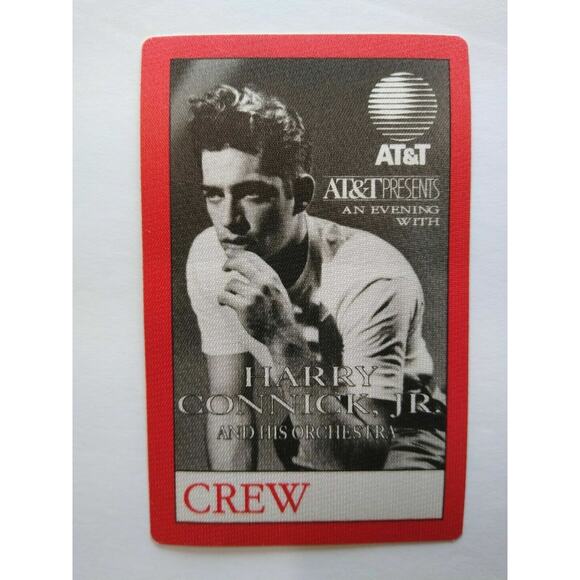 Harry Connick Jr Backstage Pass Original 1992 Concert Music Tour Red Sexy Photo - Picture 4 of 4